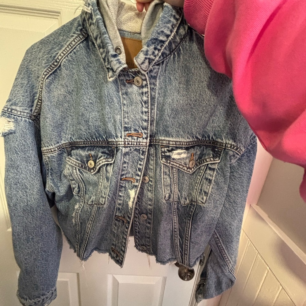 American Eagle Outfitters Blue Jean Jacket